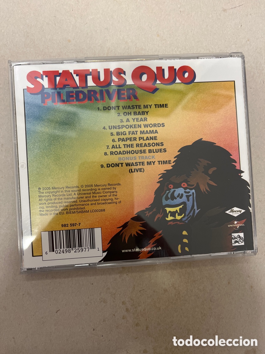 CDs de m&uacute;sica: Status Quo. Piledriver. CD - Foto 2