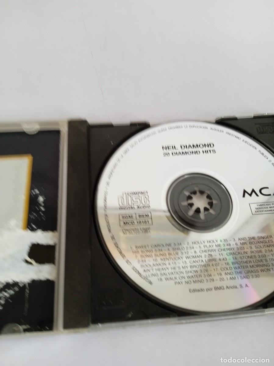 CDs de m&uacute;sica: NEIL DIAMOND 20 Diamond Hits - Foto 2