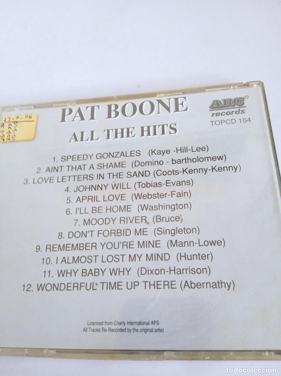 CDs de m&uacute;sica: PAT BOONE Al The hits - Foto 3