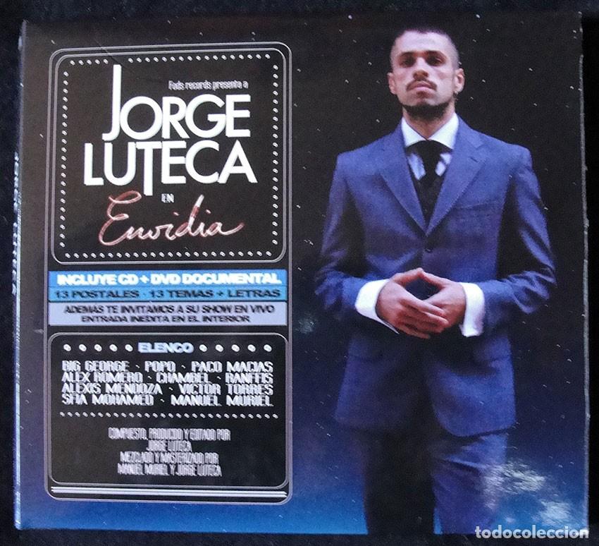 CDs de m&uacute;sica: JORGE LUTECA - ENVIDIA - CD + DVD + LIBRETO - DIGIPACK - - Foto 1