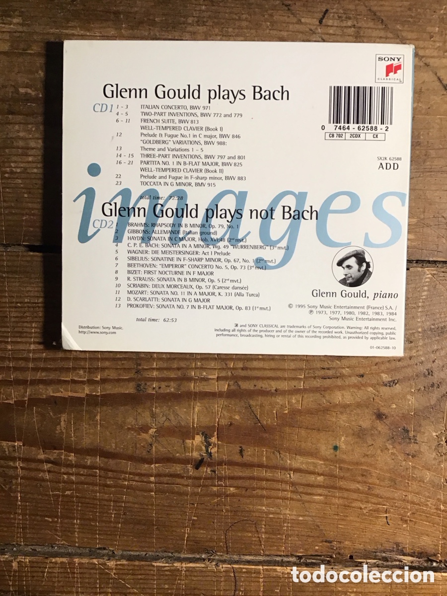 CDs de m&uacute;sica: GLENN GOULD IMAGES 2CD - Foto 2