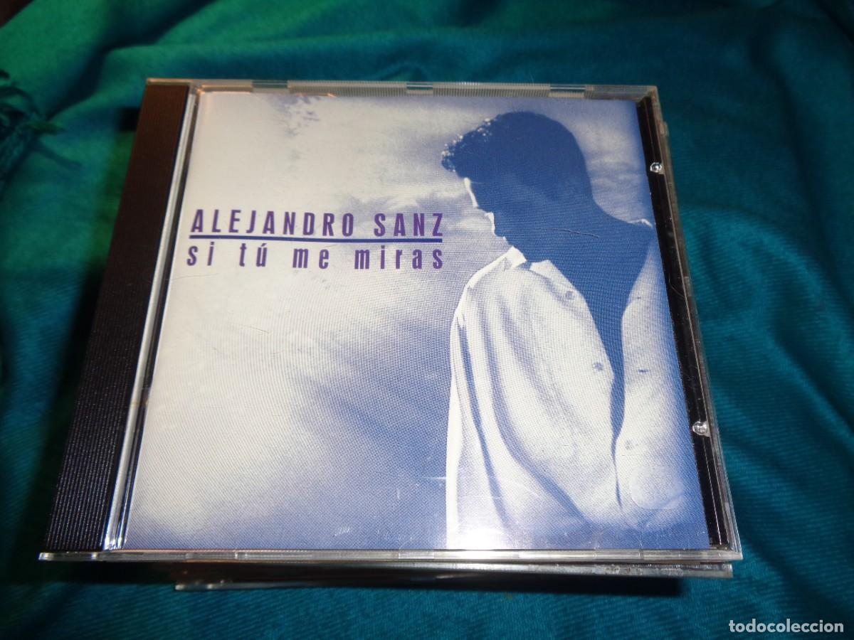 CDs de m&uacute;sica: ALEJANDRO SANZ. SI TU ME MIRAS. CD. IMPECABLE - Foto 1