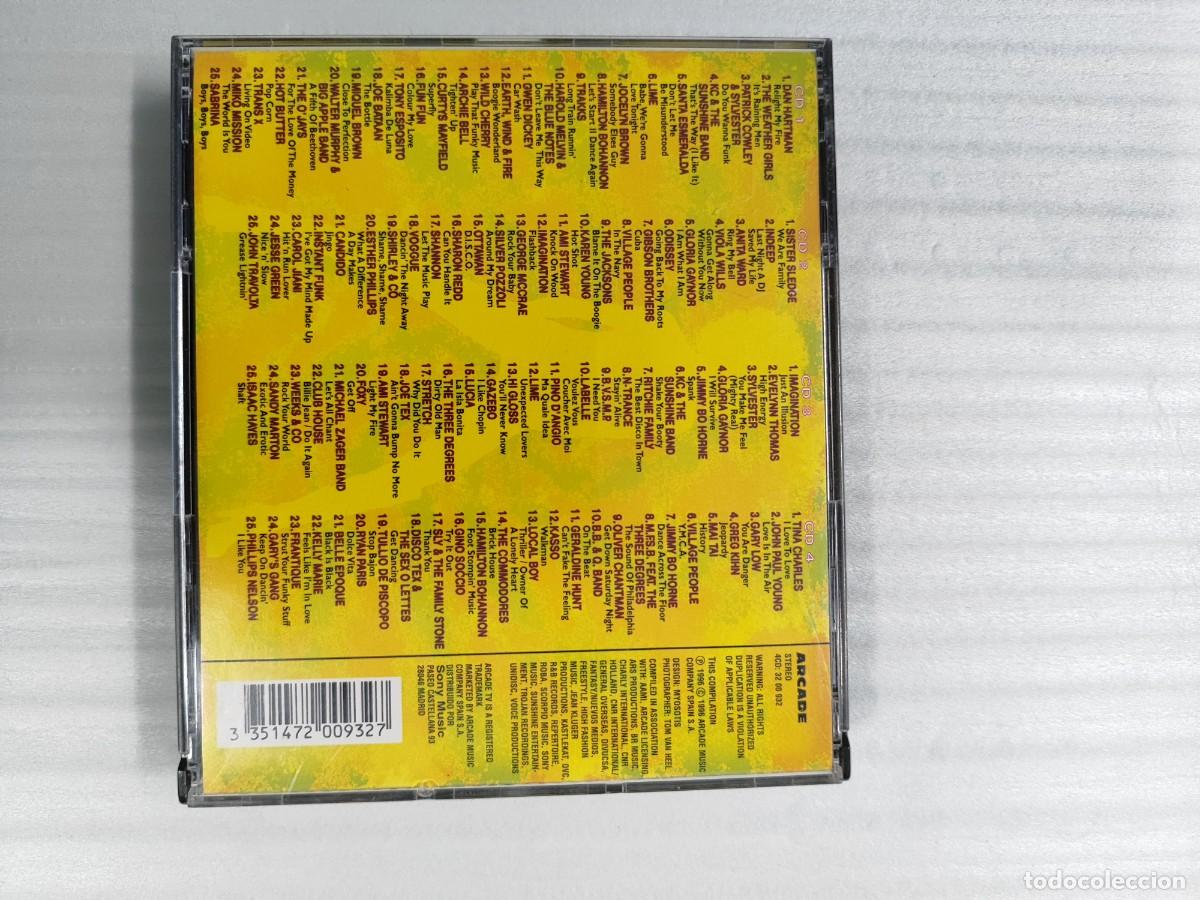 CDs de m&uacute;sica: Los 100 mayores &eacute;xitos de la m&uacute;sica disco. Arcade - Foto 2