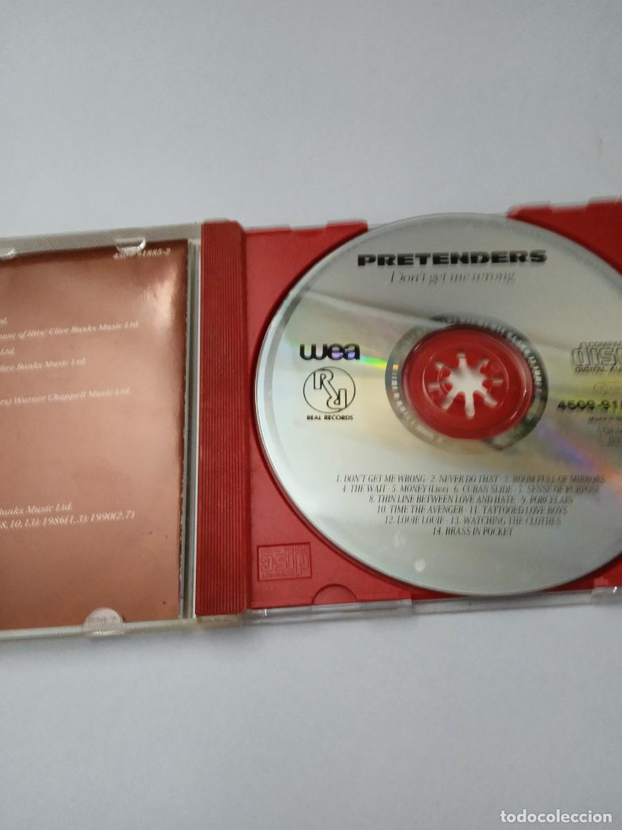 CDs de m&uacute;sica: PRETENDERS Dont get me wrong - Foto 2