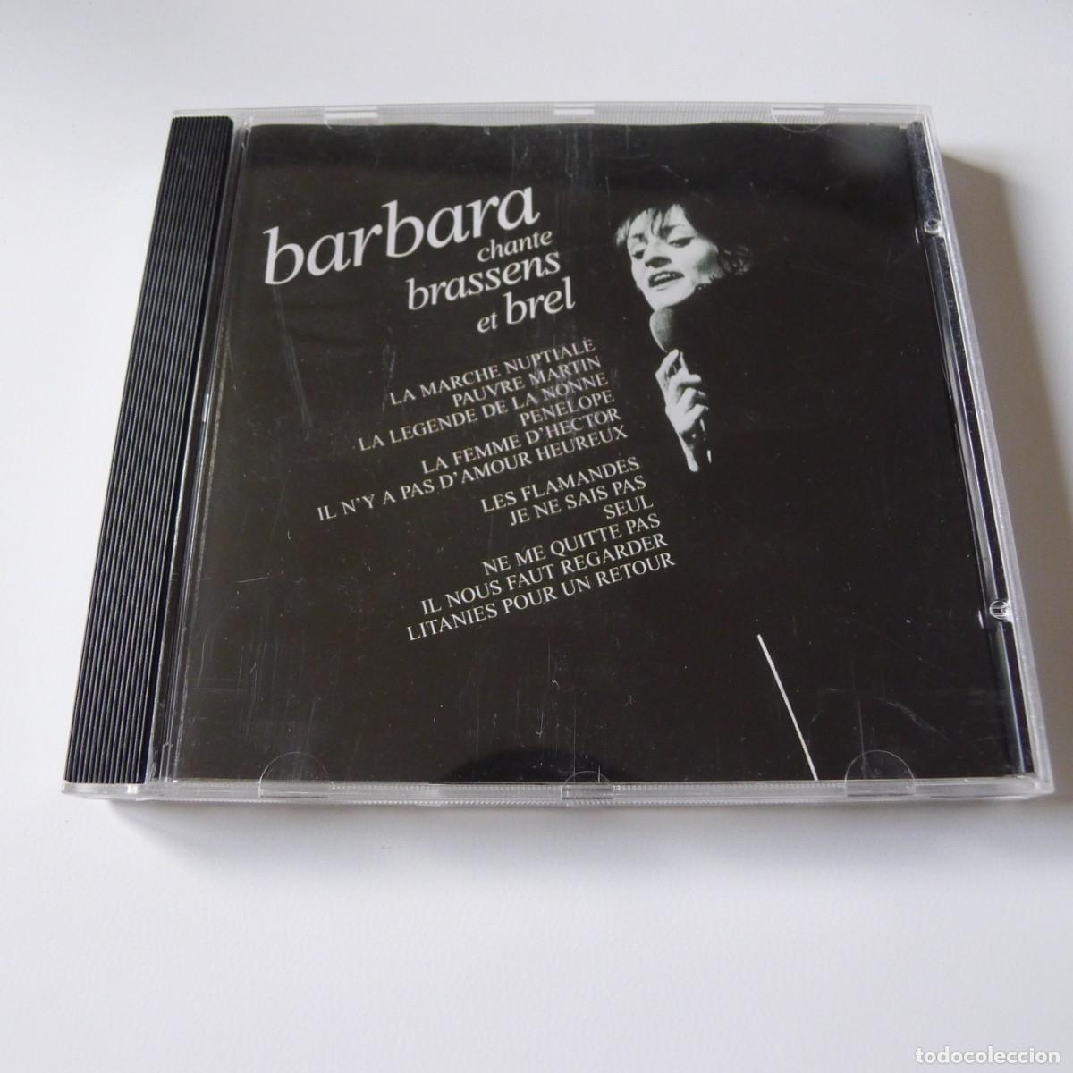CD de M&uacute;sica: BARBARA : BARBARA CHANTE BRASSENS ET BREL CD