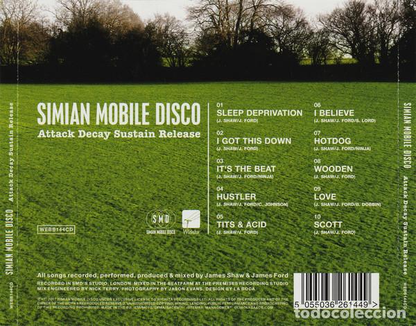 CDs de m&uacute;sica: CD Simian Mobile Disco - Attack Decay Sustain Release - Foto 2