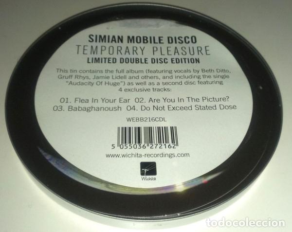 CDs de m&uacute;sica: CD Simian Mobile Disco - Temporary Pleasure (Doble CD) - Foto 2