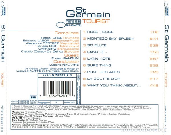 CDs de m&uacute;sica: CD St Germain - Tourist - Foto 2