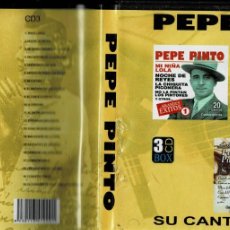 CDs de Música: PEPE PINTO SU CANTE FLAMENCO. CD-DOBLE-780