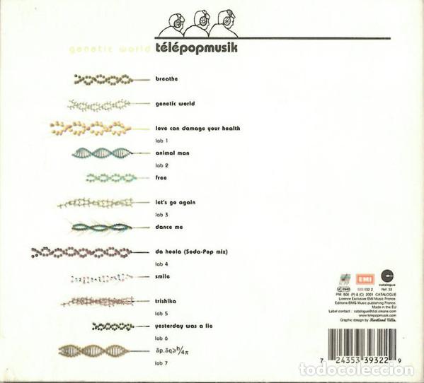 CDs de m&uacute;sica: CD T&eacute;l&eacute;popmusik - Genetic World - Foto 2