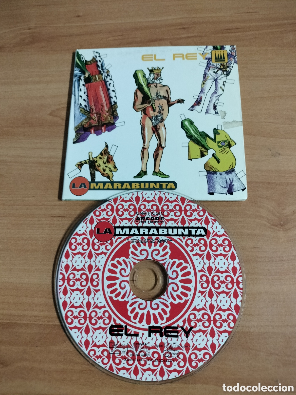 CDs de m&uacute;sica: La Marabunta - El rey - CD single 1 canci&oacute;n - Foto 1