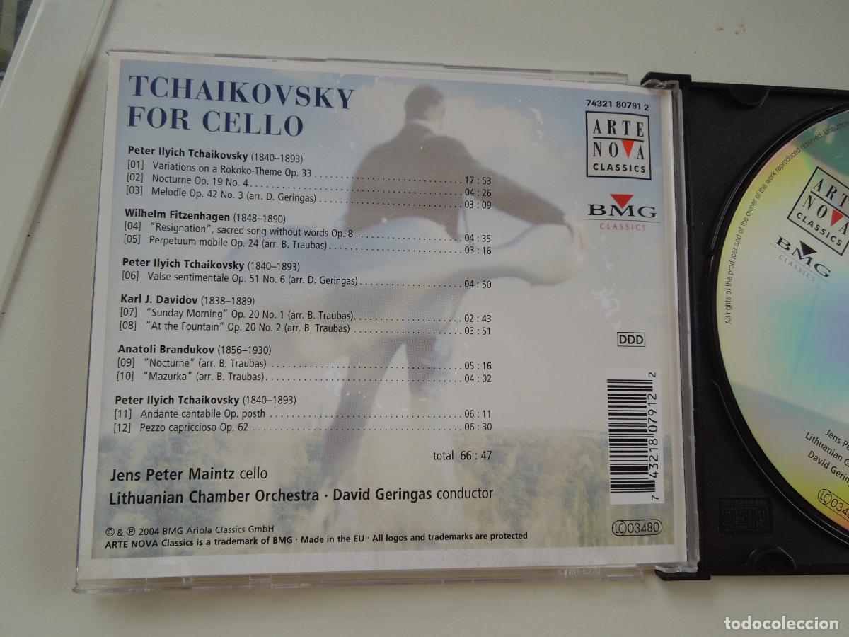 CDs de m&uacute;sica: TCHAIKOVSKY FOR CELO - JENS PETER MAINTZ - CD - Foto 3