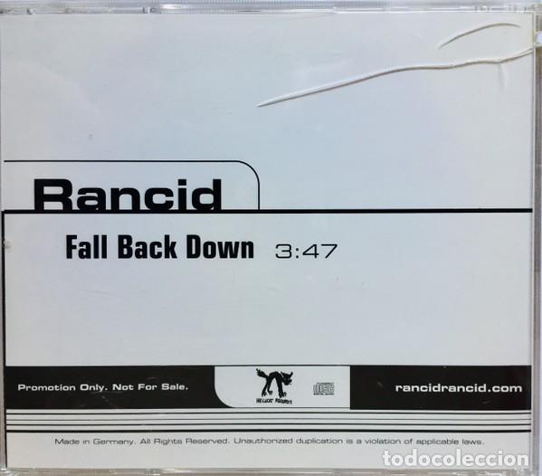 CDs de m&uacute;sica: Rancid &ndash; Fall Back Down - CD, Single, Promo - 2003 - Hellcat Records &ndash; PRO4206 - Foto 1