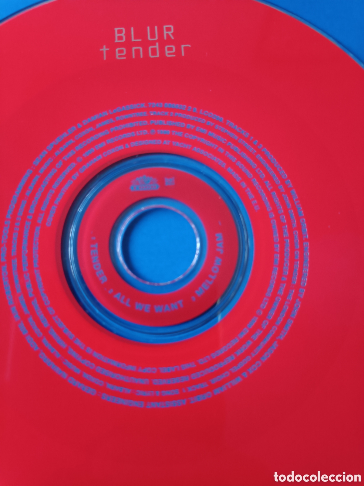 CDs de m&uacute;sica: CD SINGLE BLUR - TENDER (3 CANCIONES) - Foto 3
