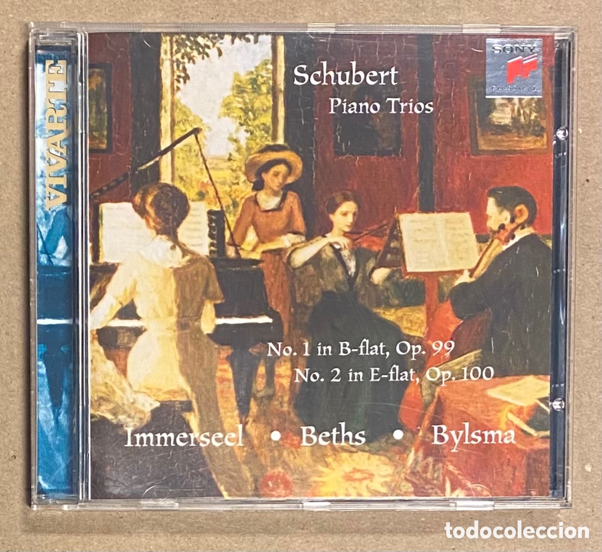 CDs de m&uacute;sica: CD. SCHUBERT PIANO TRIOS. IMMERSSEL - BETHS - BYLSMA. - Foto 1