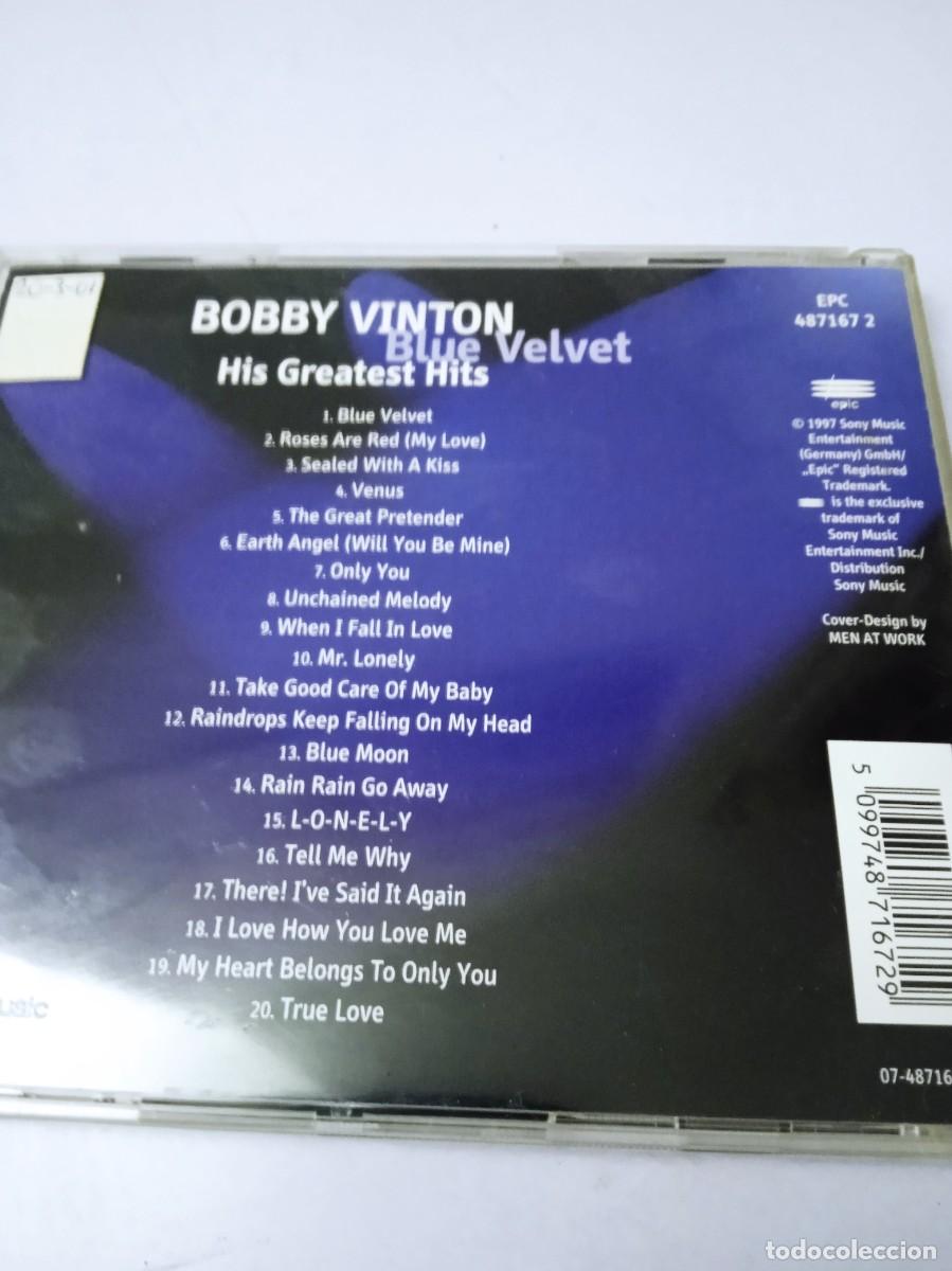 CDs de m&uacute;sica: BOBBY VINTON Blue Velvet - Foto 3