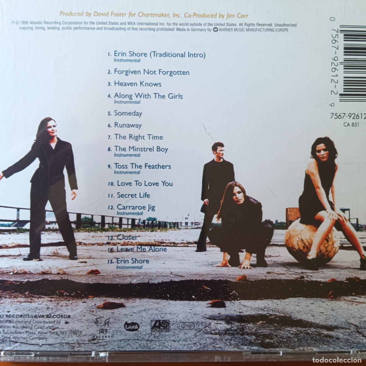 CDs de m&uacute;sica: THE CORRS, FORGIVEN, NOT FORGOTTEN. CD - Foto 2