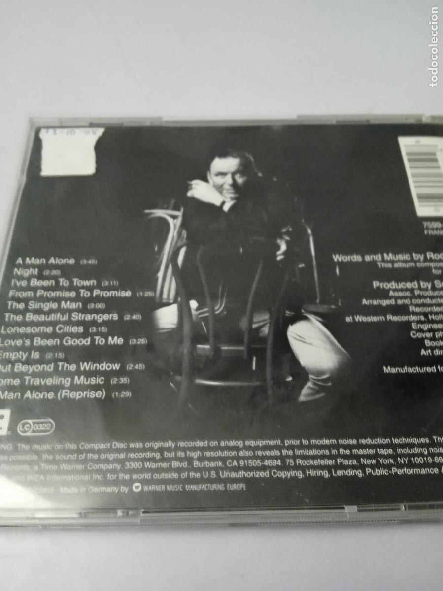 CDs de m&uacute;sica: FRANK SINATRA Sinatra a Man Alone - Foto 3