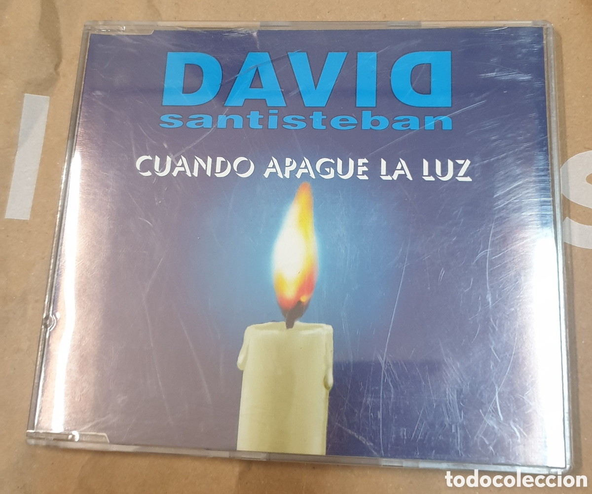 CDs de m&uacute;sica: David Santisteban - cuando apague la luz. Cd single - Foto 1