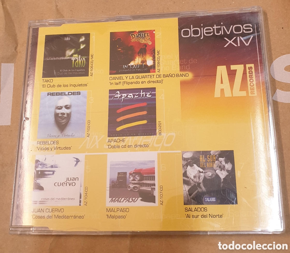 CDs de m&uacute;sica: Objetivos XIV. Rebeldes/ Daniel y la QBB/ Tako/ Apache...Cd single - Foto 1