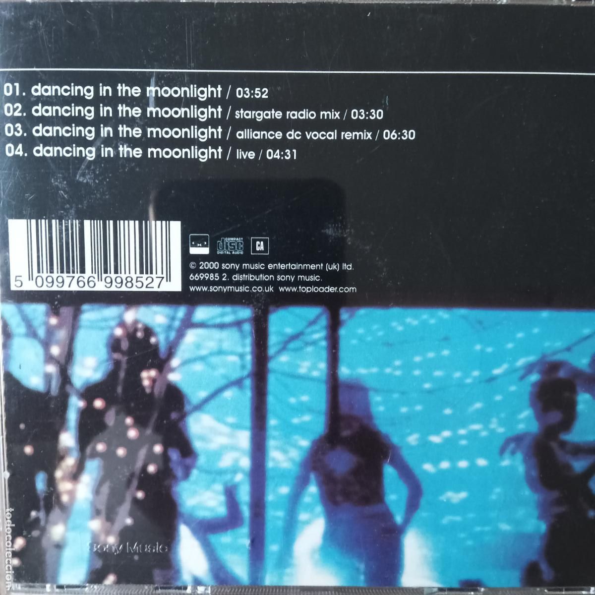 CDs de m&uacute;sica: TOPLOADER, DANCING IN THE MOONLIGHT. CD EP - Foto 2