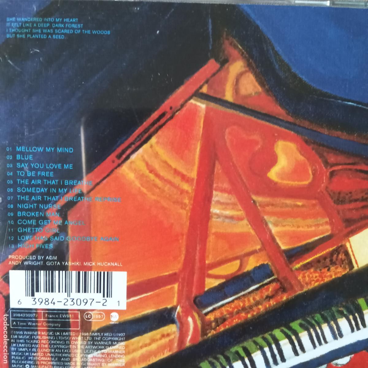 CDs de m&uacute;sica: SIMPLY RED, BLUE. CD - Foto 2