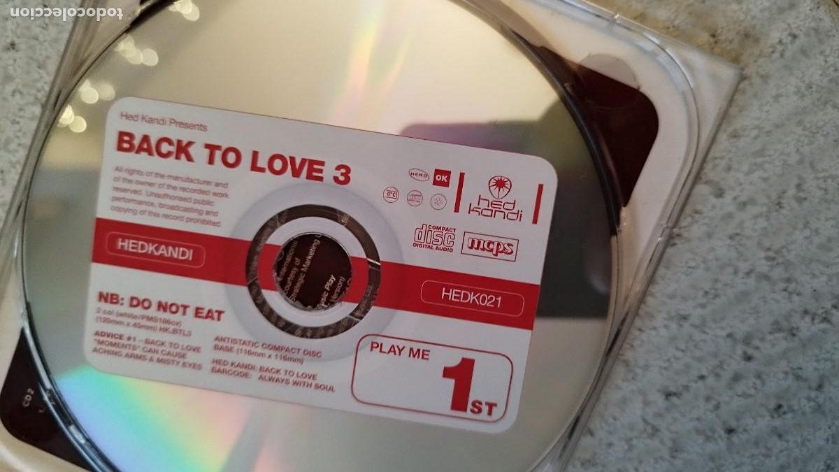 CDs de m&uacute;sica: Various &ndash; Back To Love 3.Doble Cd - Foto 4