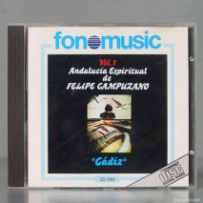 CDs de Música: CD. FELIPE CAMPUZANO – ANDALUCÍA ESPIRITUAL VOL. 1 - CÁDIZ