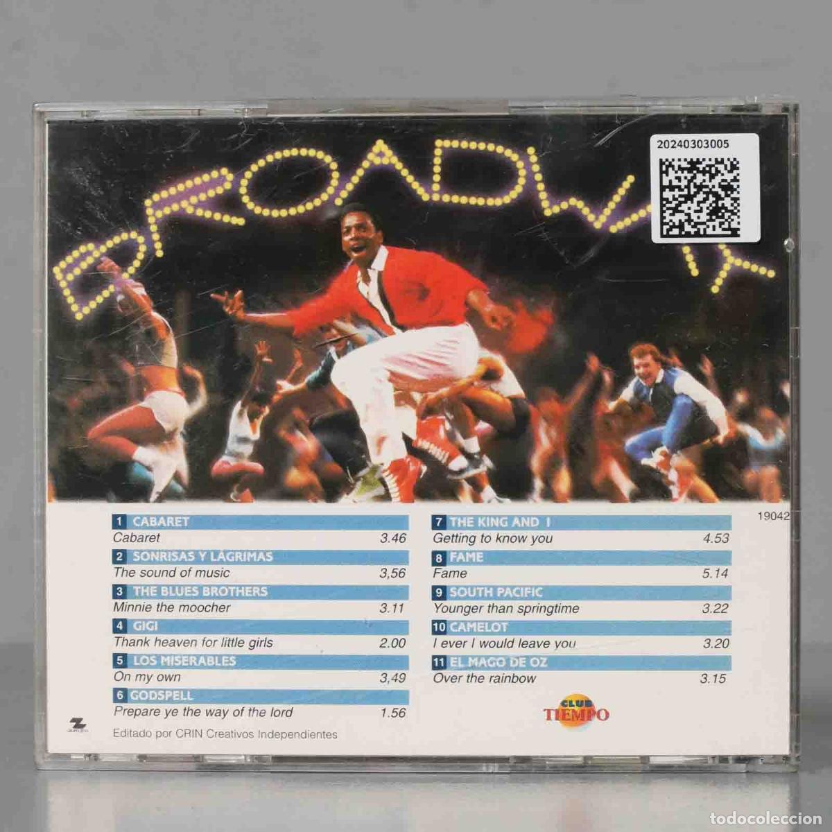 CDs de m&uacute;sica: CD. LO MEJOR DE BROADWAY. 4 - Foto 2