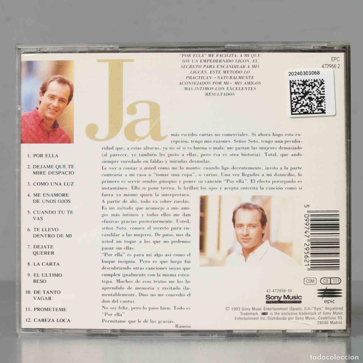 CDs de m&uacute;sica: CD. Jos&eacute; Manuel Soto &ndash; Querido Soto - Foto 2