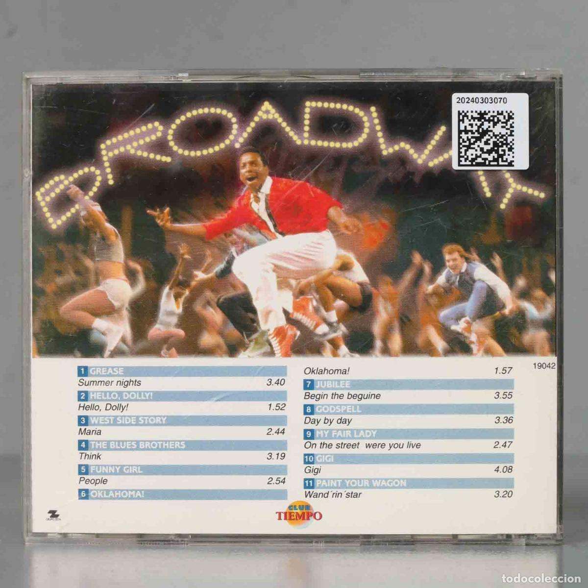 CDs de m&uacute;sica: CD. LO MEJOR DE BROADWAY. 3 - Foto 2