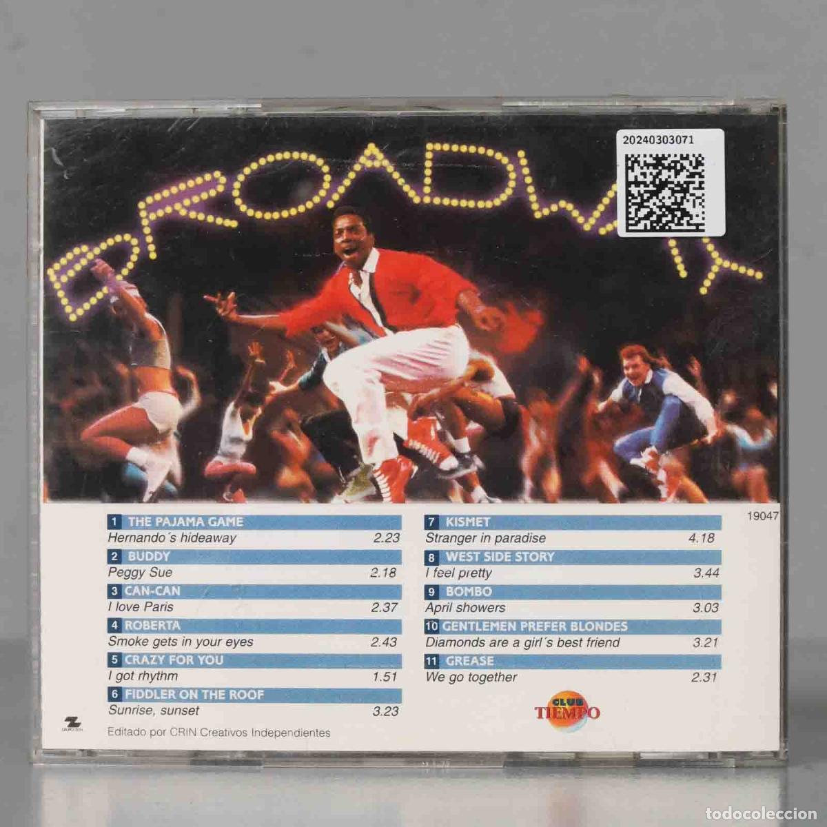CDs de m&uacute;sica: CD. LO MEJOR DE BROADWAY. 7 - Foto 2