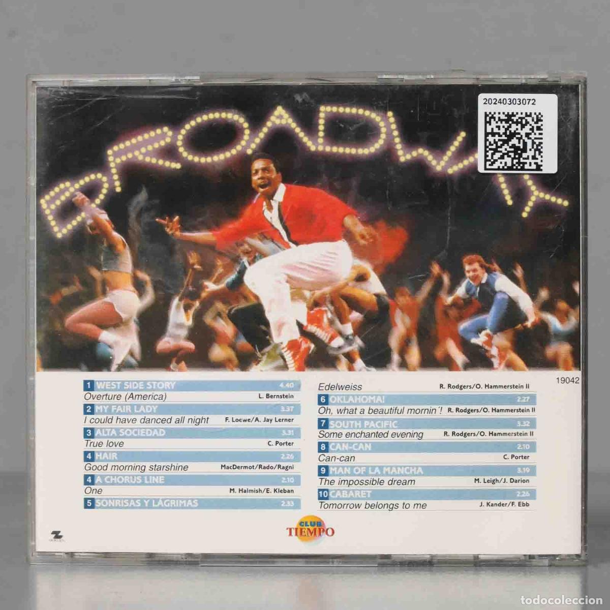 CDs de m&uacute;sica: CD. LO MEJOR DE BROADWAY. 2 - Foto 2