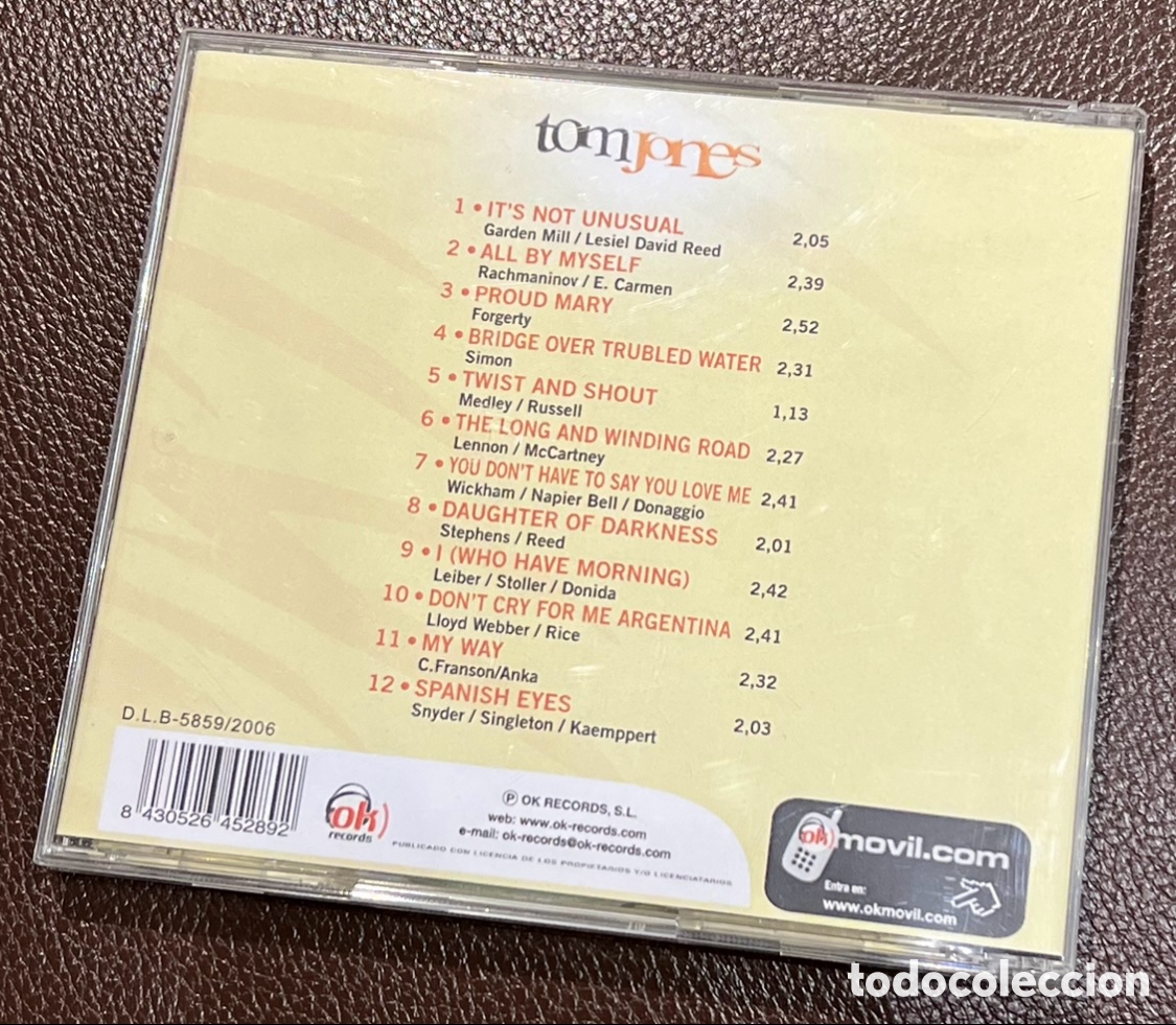 CDs de m&uacute;sica: CD. Tom Jones. - Foto 2
