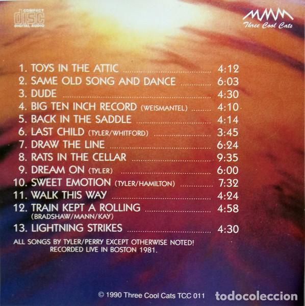 CDs de m&uacute;sica: CD AEROSMITH - Lightning Strikes - Live Hampton 1987 - Foto 2