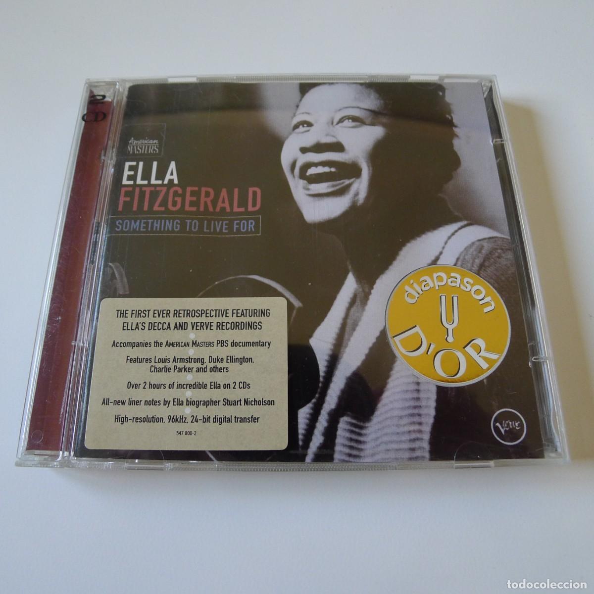 CDs de m&uacute;sica: ELLA FITZGERALD : SOMETHING TO LIVE FOR 2CD - Foto 1