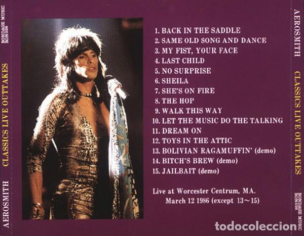CDs de m&uacute;sica: CD AEROSMITH - Live in Worcester 1986 - Foto 2