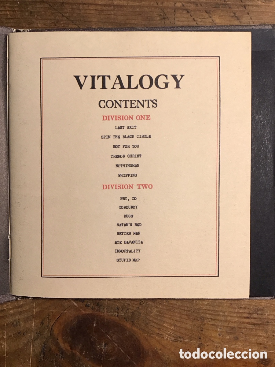 CDs de m&uacute;sica: PEARL JAM VITALOGY - Foto 4