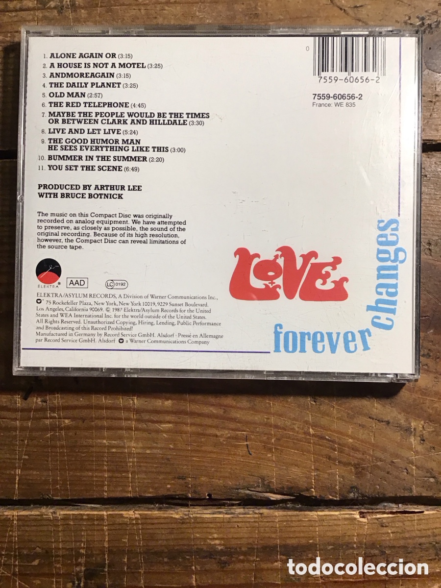 CDs de m&uacute;sica: LOVE FOREVER CHANGES - Foto 2