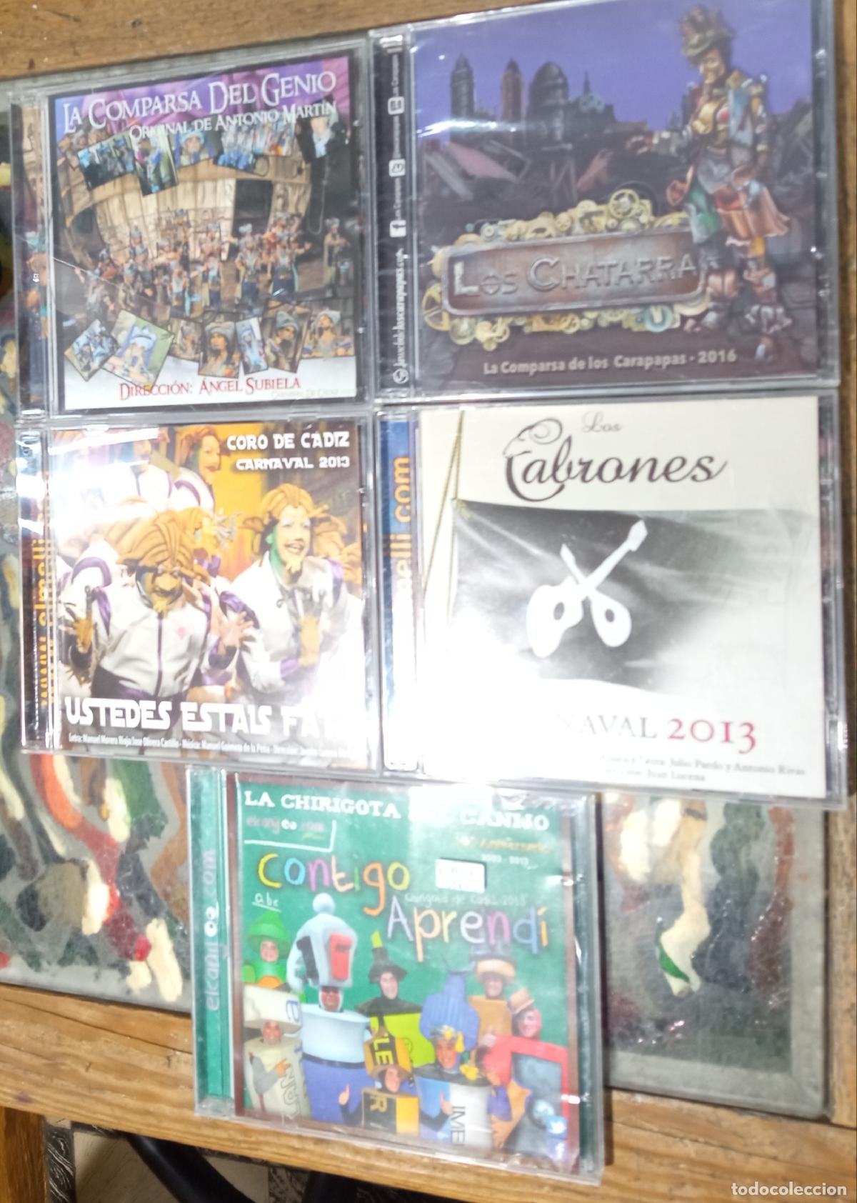 CDs de M&uacute;sica: Lote 5 CDs Carnavales de Cadiz. - Chirigota, Coros y comparsas.