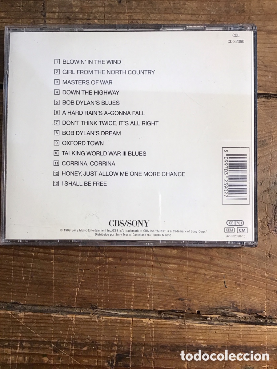 CDs de m&uacute;sica: BOB DYLAN THE FREEWHEELIN&rsquo; - Foto 2