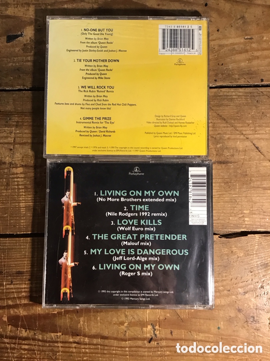 CDs de m&uacute;sica: QUEEN lote de CD EPs (freddie roger y brian) - Foto 8