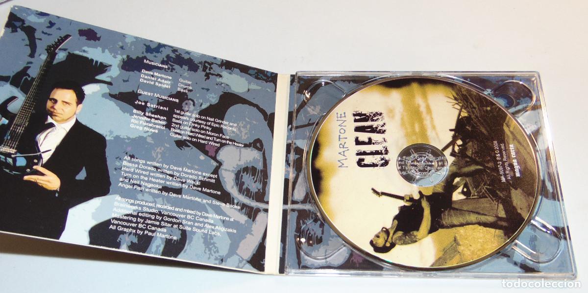 CDs de m&uacute;sica: MARTONE - CLEAN - CD ALBUM DIGIPAK 2008 - Foto 2