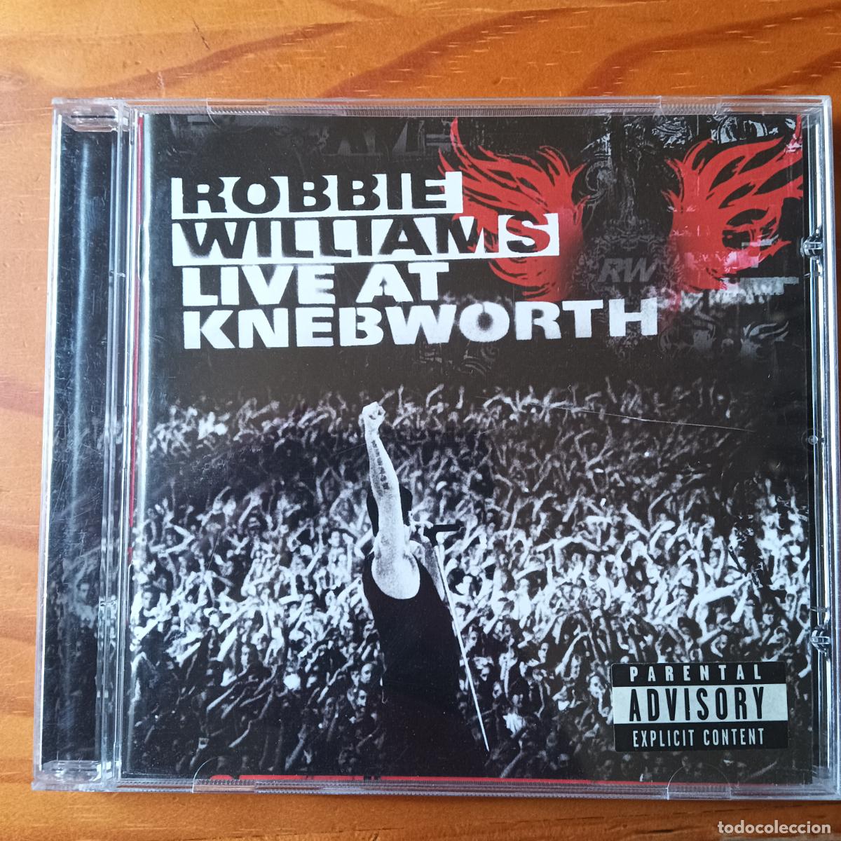 CDs de m&uacute;sica: ROBBIE WILLIAMS, LIVE AT KNEBWORTH. CD - Foto 1