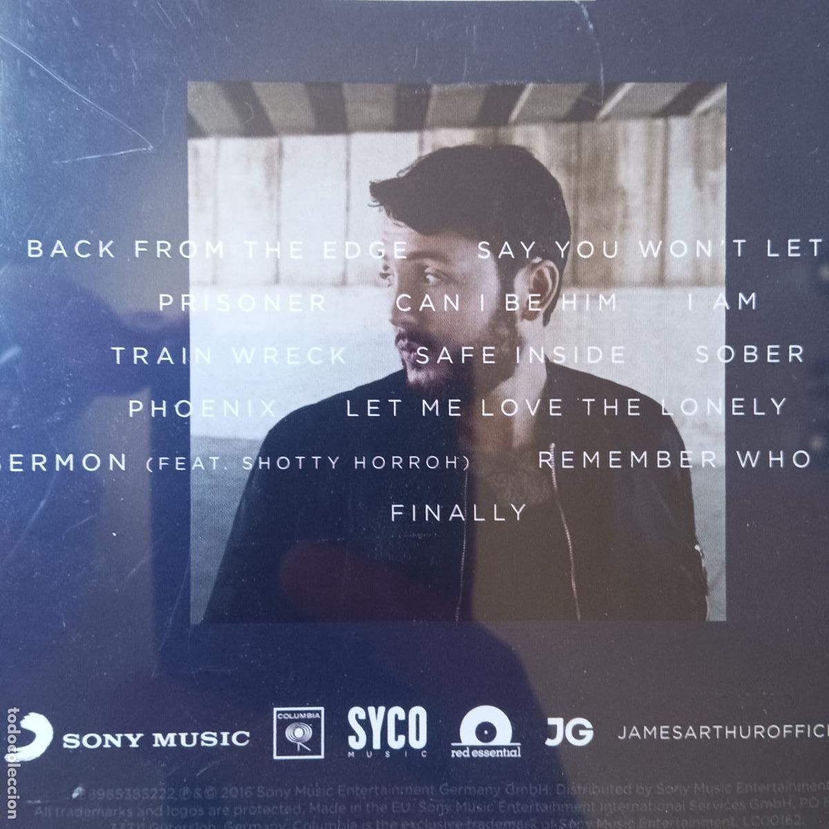 CDs de m&uacute;sica: JAMES ARTHUR, BACK FROM THE EDGE. CD - Foto 2