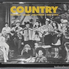 CDs de Música: COUNTRY: NASHVILLE - DALLAS - HOLLYWOOD 1927/1942 - 2CD FRÉMEAUX 1994.
