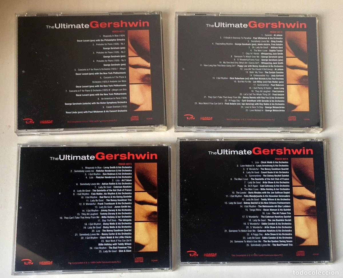 CDs de m&uacute;sica: George Gershwin - The Ultimate Gershwin - 4 X CD - Foto 4