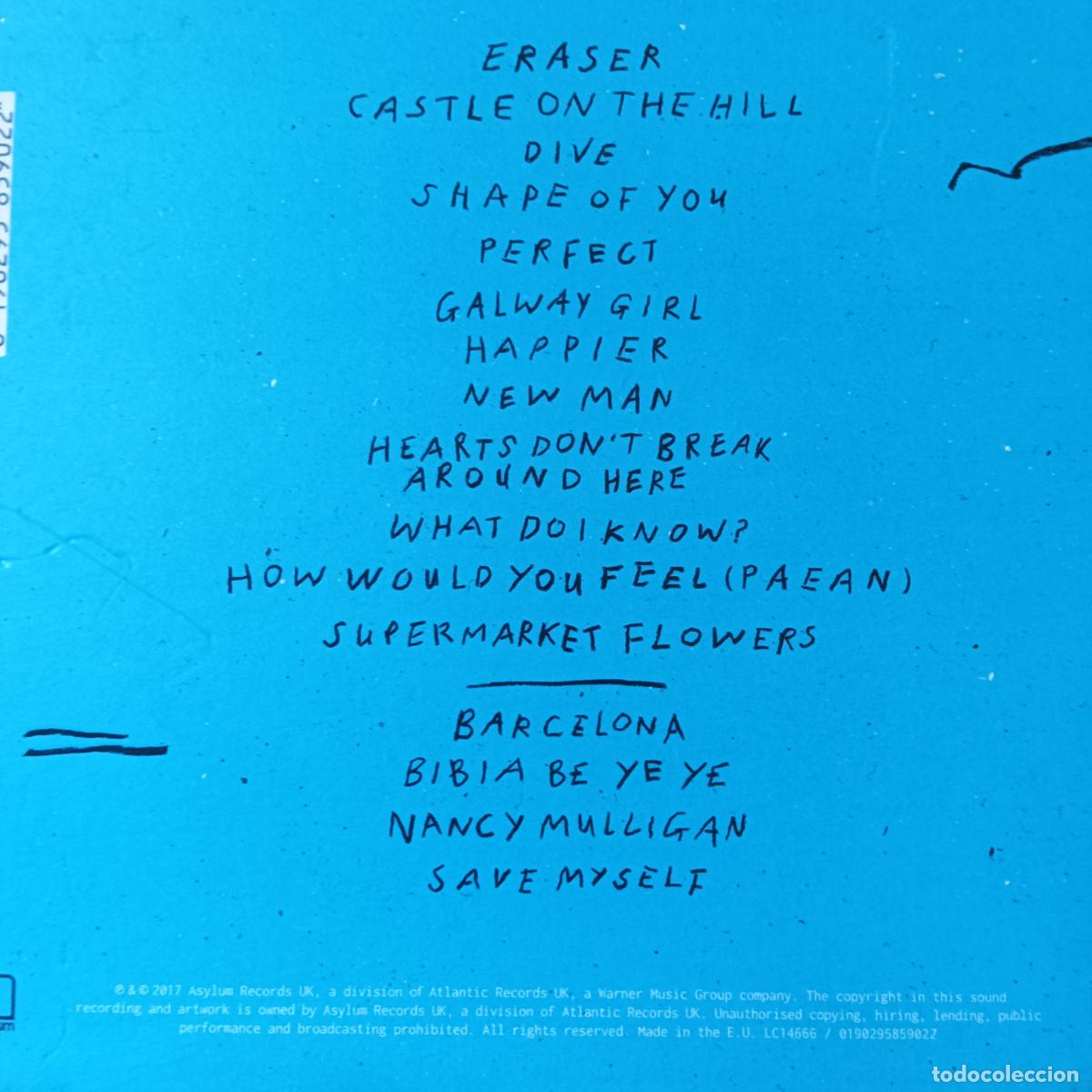 CDs de m&uacute;sica: ED SHEERAN, DIVIDE. CD CON CARPETA CARTON - Foto 2