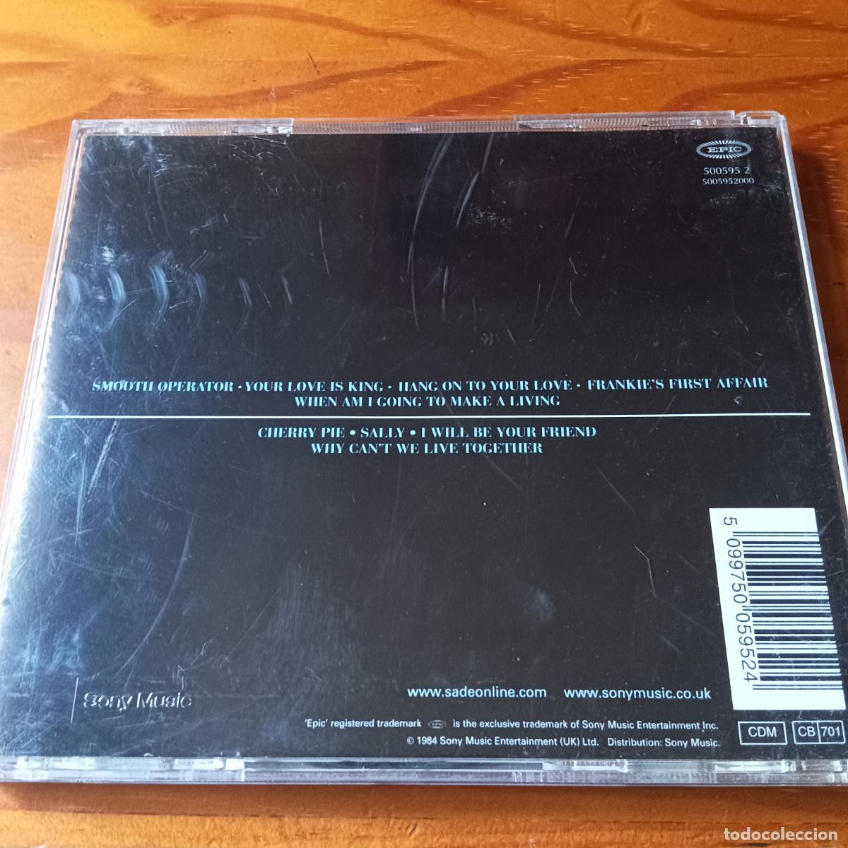 CDs de m&uacute;sica: SADE, DIAMOND LIFE. CD - Foto 2