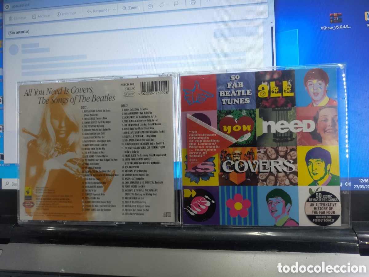 CDs de M&uacute;sica: All you need IS covers doble CD the song for the beatles 1999